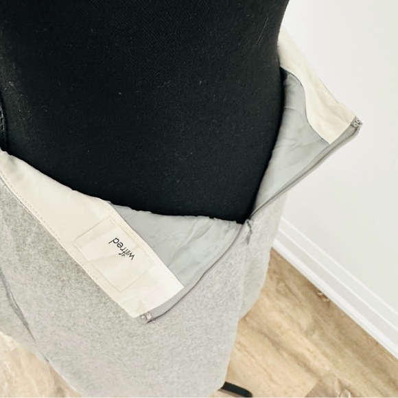 Sz S Aritzia WILFRED Wool Wrap Mini Skirt - Picture 3 of 8
